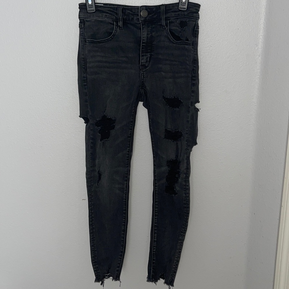 American Eagle super stretch, distressed skinny